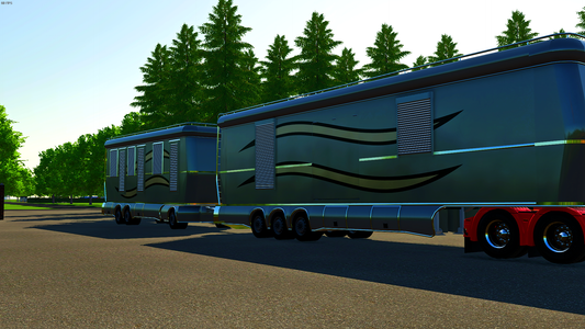 FS22 Semi Caravane Grise