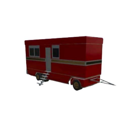 FS22 Caravane Dolly Rouge